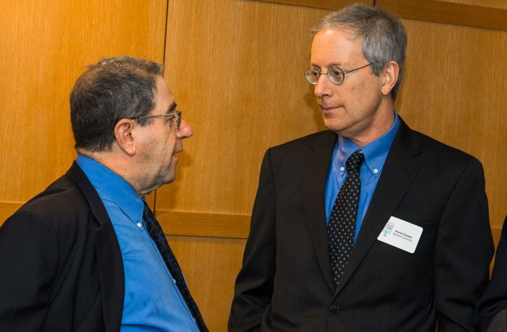 Professors David Stern (CJS Director) and Derek Penslar